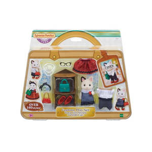 Toys Under 40: Sylvanian Families Fashion Accessories Play Set Town Girl Tuxedo Cat