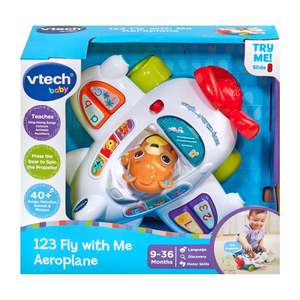 Under 2 Years: VTech Baby 1-2-3 Fly With Me Aeroplane