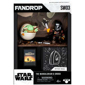 FANDROP Star Wars Figure Diorama (Mandalorian and Grogu)