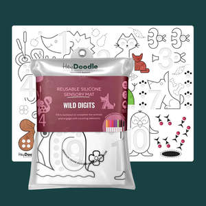HeyDoodle - Sensory Playmat - Wild Digits