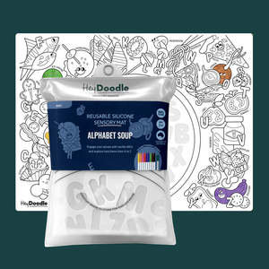 Toys Under 20: HeyDoodle - Sensory Playmat - Alphabet Soup