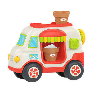 Automatic Bubble Machine Ice Cream Truck Baby Bath Toys