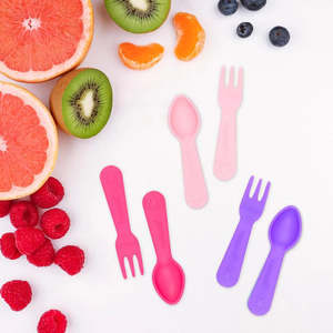 Lunch Box And Water Bottle: Lunch Punch Mini Fork & Spoon Set