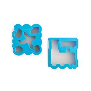 Lunch Box And Water Bottle: Lunch Punch Sandwich Cutters - Transit(Pairs)