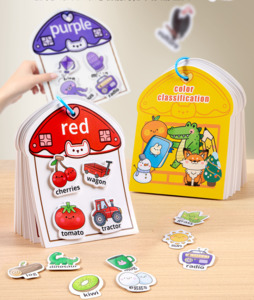 Sales: Baby Activity Book DIY Sticker Puzzle Game Baby Busy Books Toys for Kids Toddlers