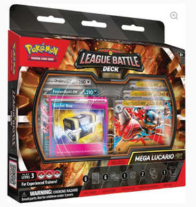 Toys Under 60: Pokemon TCG League Battle Deck - Mega Lucario ex