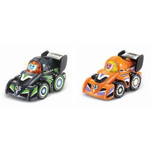 VTech Toot Toot Drivers V Racers Orange and Dark Green 2 Pack