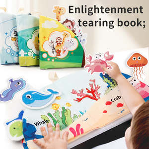 Under 2 Years: Baby Early Education Quiet Tear-Resistant Book Cognitive Toy