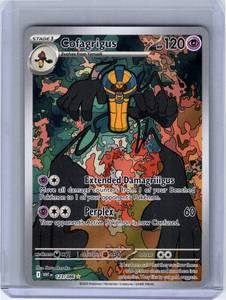 Toys Under 40: Pokemon Single Cofagrigus White Flare Illustration Rare 123/086