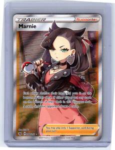 Toys Under 60: Pokemon Single Marnie (Full Art) Sword & Shield Base Set Ultra Rare 200/202