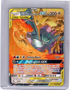 Toys Over 80: Pokemon Single Moltres & Zapdos & Articuno GX Hidden Fates Ultra Rare 44/68