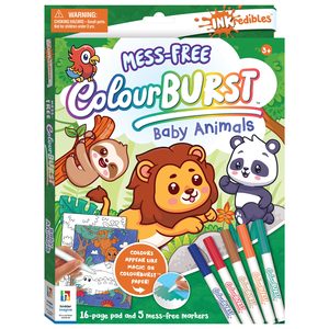 2 4 Years: Inkredibles Baby Animals Mess-Free ColourBurst Activity Kit
