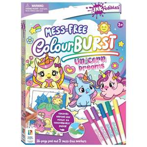 2 4 Years: Inkredibles Unicorn Dreams Mess-Free ColourBurst Activity Kit