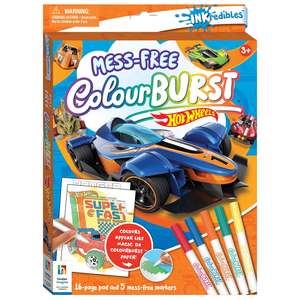 2 4 Years: Inkredibles Hot Wheels Mess-Free ColourBurst Activity Kit