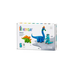 Toys Under 10: Hey Clay Dinos - Stegosaurus, Pachycephalosaurus & Brachiosaurus