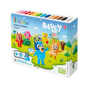Toys Under 20: Hey Clay - Bluey & Friends (15 Cans)