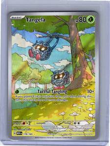 Toys Under 20: Pokemon Single Tangela SV: 151 Illustration Rare 178/165