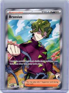Lunchbox Accessories: Pokemon Single Brassius Prismatic Evolutions Ultra Rare 135/131