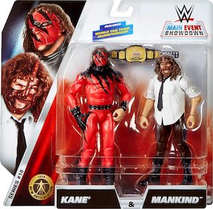 Action Figures: WWE: Main Event Showdown - Kane & Mankind Figure 2-Pack
