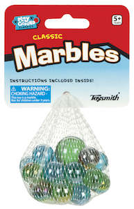Building Construction Toys: Toysmith: Classic Marbles - (Assorted)