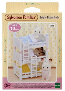 Dolls Playsets: Sylvanian Families: Triple Bunk Beds