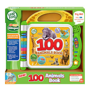 Leapfrog: Learning Friends 100 Animals Book (English / French)