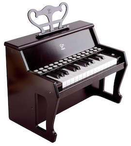 Musical Instruments: Hape: Learn with Lights Piano - Black