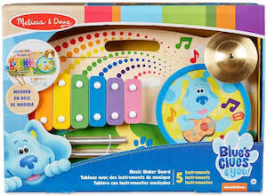 Musical Instruments: Blues Clues & You! Wooden Music Maker Board