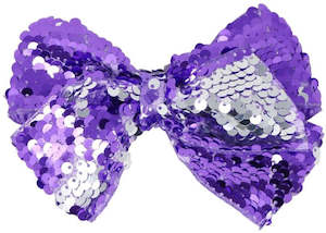 Costume Dress Up: Pink Poppy: Mermaid Reversible Sequin - Hair Bow