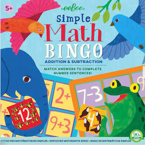 Childrens Board Games: Simple Math - Bingo