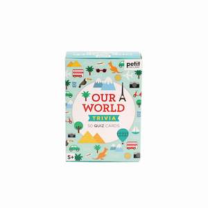 Party Board Games: Trivia Cards: Our World