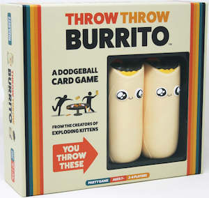 Party Board Games: Throw Throw Burrito (by Exploding Kittens)