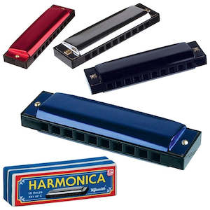 Toysmith - Metal Harmonica (Assorted Colours)