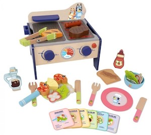 Wooden Toys: Bluey: BBQ & Salad Set