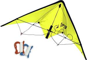 Sports Outdoor Toys: Kites Ready 2 Fly: Pop Up Stunt Kite - Yellow