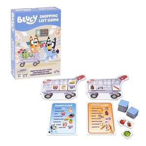 Educational Games: Bluey Shopping List Game