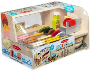 Pretend Play Toys: Melissa & Doug: Slice & Stack - Sandwich Counter