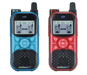 Electronic Learning: VTech: Kidigear Walkie Talkies - Blue/Red