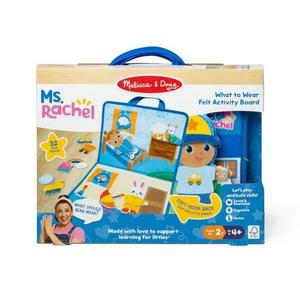 Early Development Toys: Melissa & Doug: Ms. Rachel What to Wear Felt Board