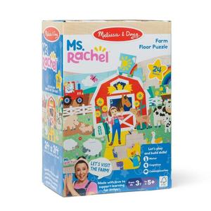 Early Development Toys: Melissa & Doug: Ms. Rachel Farm Floor Puzzle