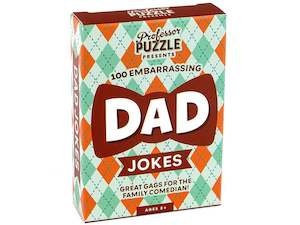 Games and Puzzles-Card Games: Professor Puzzle Dad Jokes