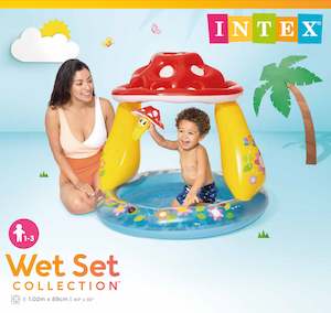 Outdoor and Sport-Pool and Water Toys: Intex Mushroom Baby Pool