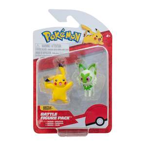 Pokemon Battle Figure Pack - Sprigatito & Pikachu