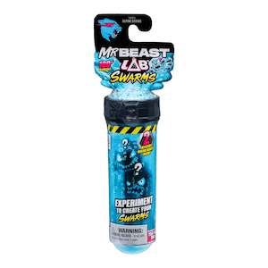 Figures and Playsets-Action Battling: MrBeast Lab Swarms Test Tube 2 Pack