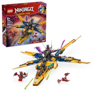 Lego Ninjago: LEGO 71833 Ninjago Ras And Arin's Super Storm Jet
