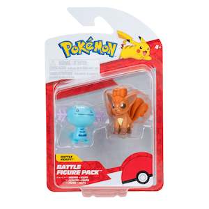 Pokemon: Pokemon 2 & 3 Inch Battle Figure Pack Wooper & Vulpix