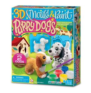 4M Mould & Paint 3D Puppy Dogs