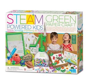 4m: 4M Steam Powered Kids Green Paper Craft