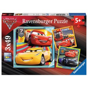 Disney Cars: Ravensburger Disney Cars Legends Of The Track 3x49 Piece