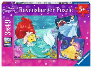 Disney Princess: Ravensburger Disney Princess Princesses Adventure 3x49 Piece